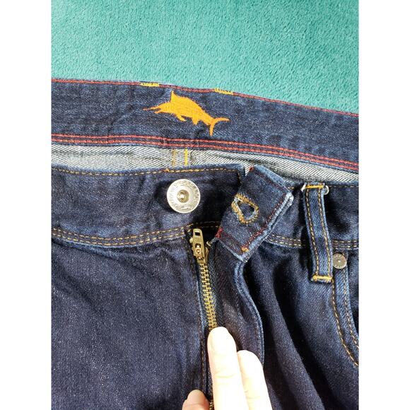 Tommy Bahama Jeans Size 38x30 Mens Blue Pants Preppy Cayman Relaxed Straight - Picture 7 of 15